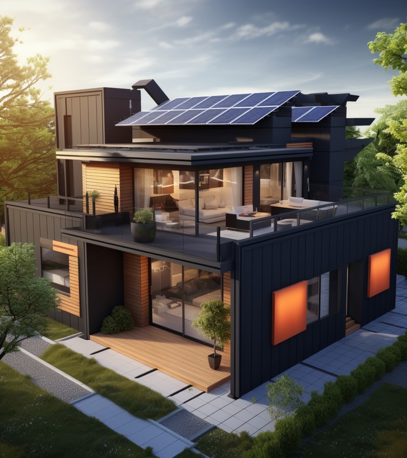 3d rendering house model | Fakt Energy